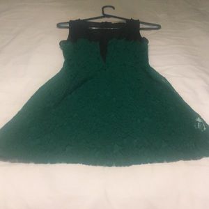 Rewind green lace dress size junior XS